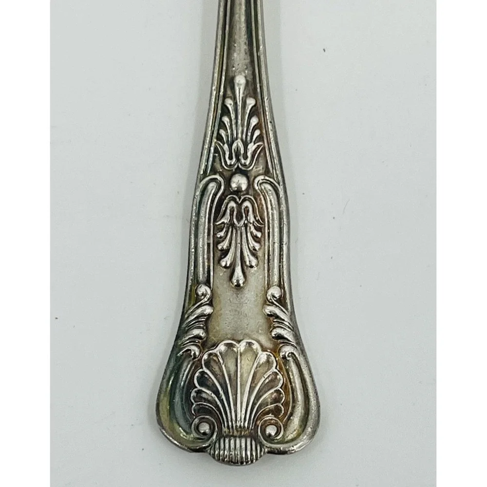 Reed and Barton Kings Cocktail Fork Silver Plate Vintage Antique 6 Inches
